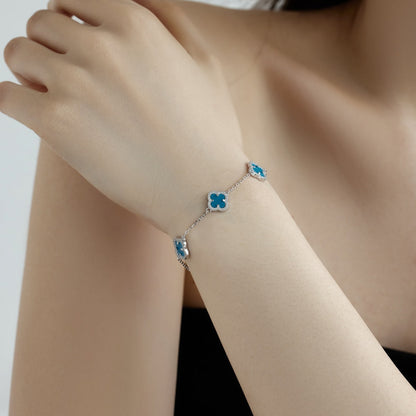 [Clover Jewelry]Four-Leaf Clover Exquisite Bracelet