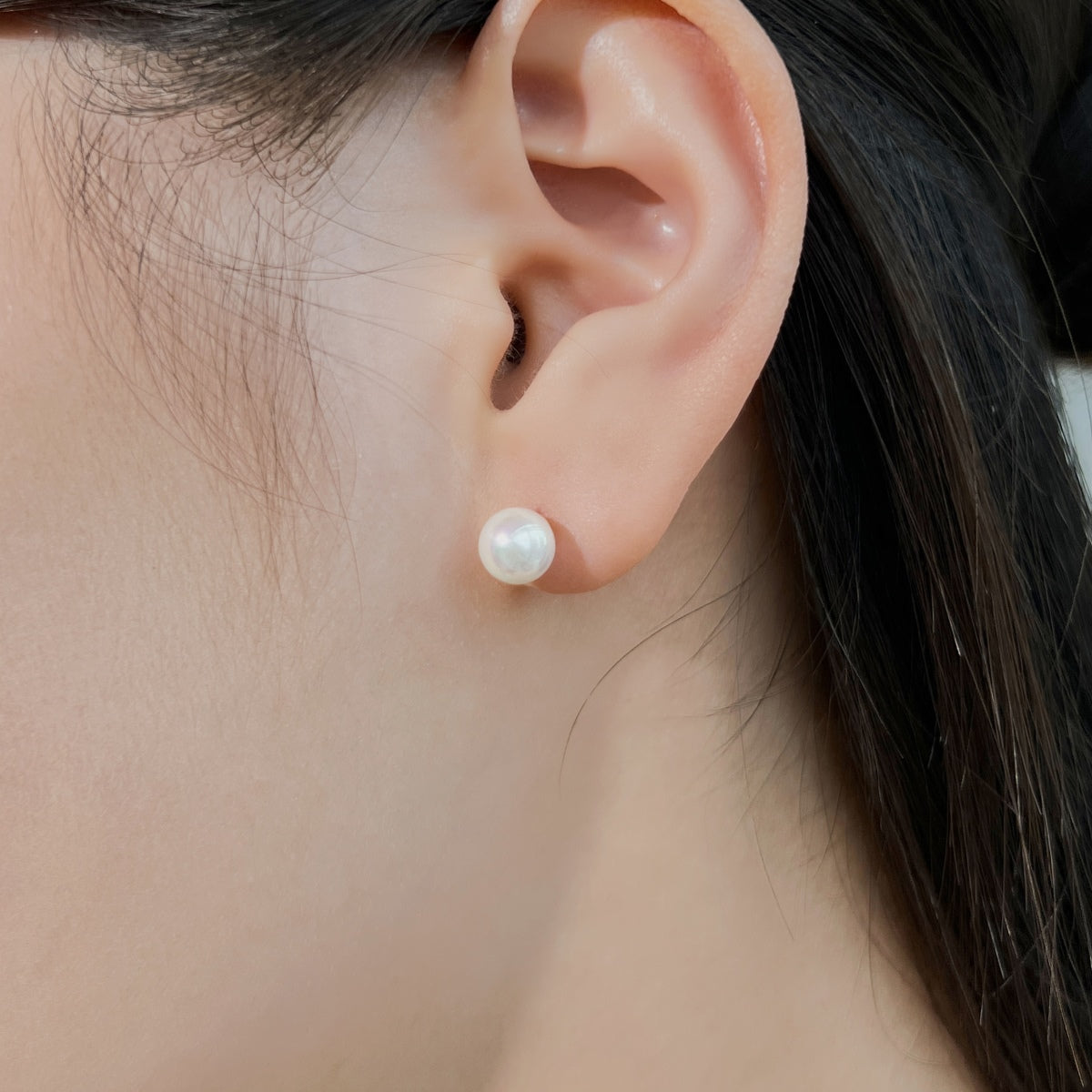 [Clover Jewelry]Delicate Pearl Earrings