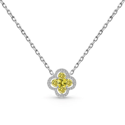 [Clover Jewelry]Spliced Lucky Four-Leaf Clover Versatile Necklace